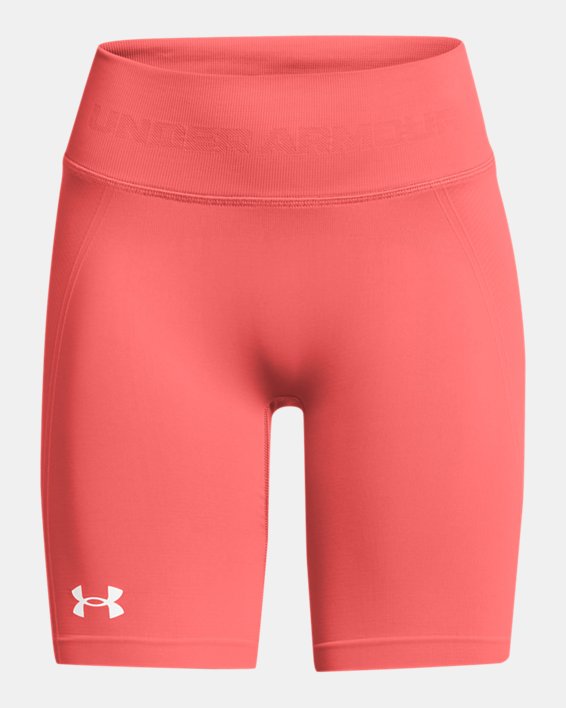 Women's UA Train Seamless Shorts, Pink, pdpMainDesktop image number 4